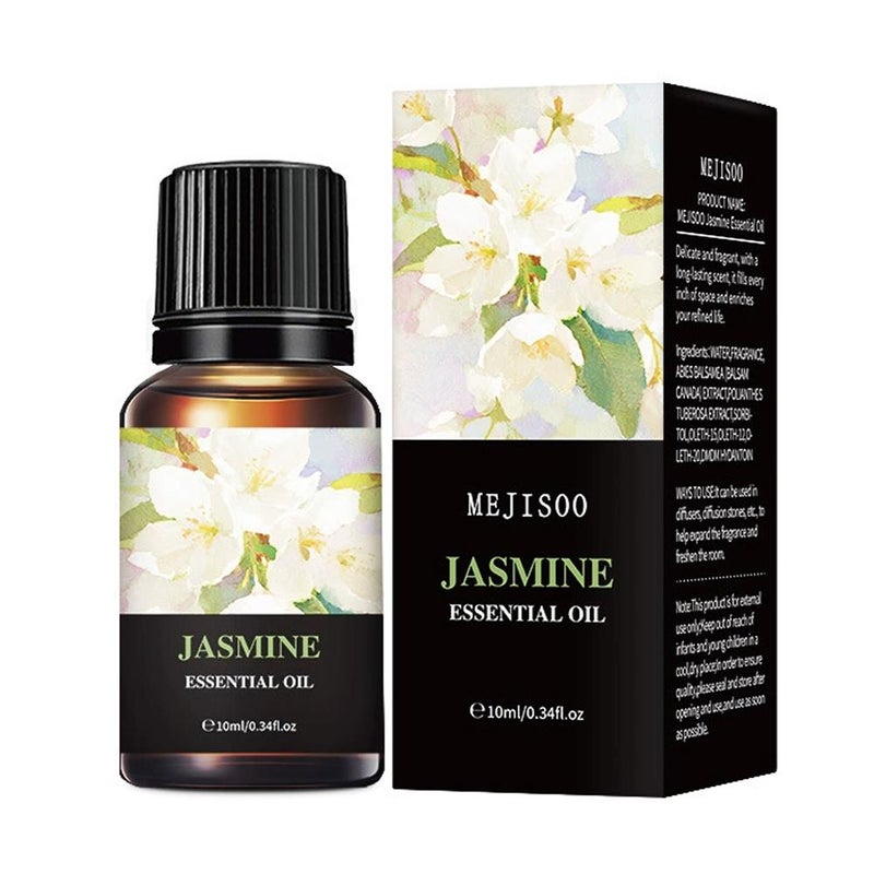 Water-soluble aromatherapy essential oils, 15 scents, for indoor deodorizing, long-lasting fragrance, and air freshening, 10ml.